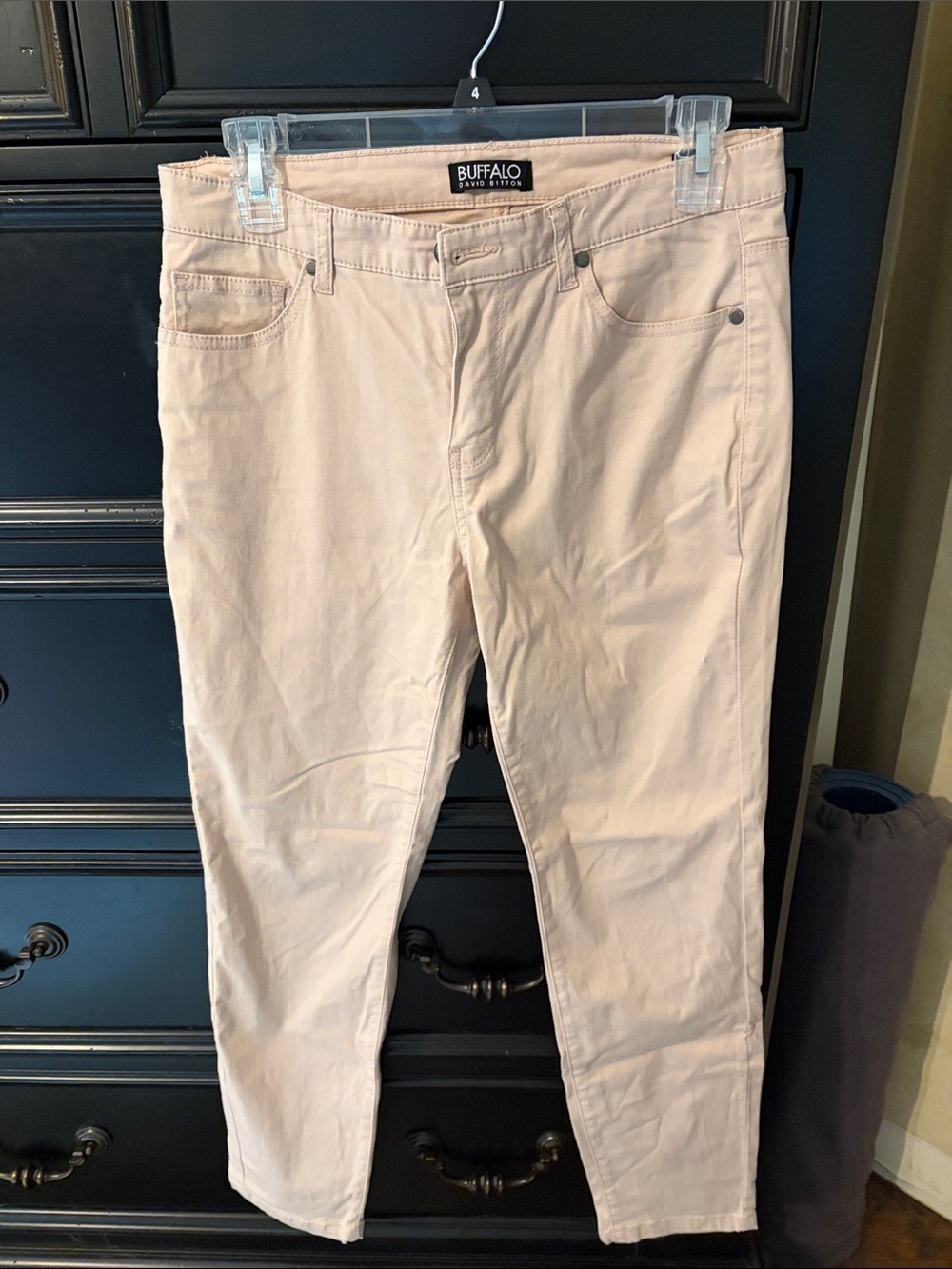 Buffalo David Bitton women’s  Light Tan Slim Straight Jeans